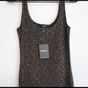 Midi multi colored dress!!